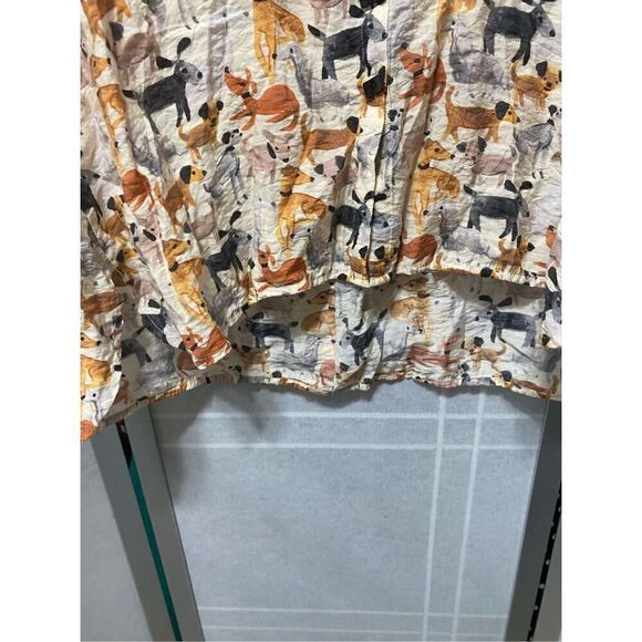 Multiples women’s dog printed blouse size L in petit - Picture 8 of 15